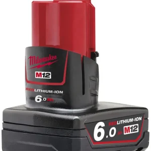 Uutuus MILWAUKEE akku M12 B6 6 AH